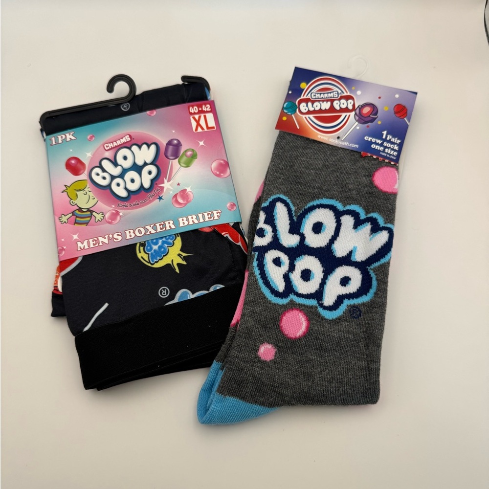 Charms Blow Pop Men's Boxer Brief and Socks Set-Size XL